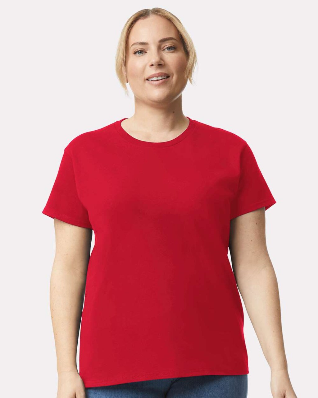 Gildan® Ultra Cotton Women’s Short Sleeve Crewneck T-Shirt 100% Cotton for Casual Use Feminine Fit Tee